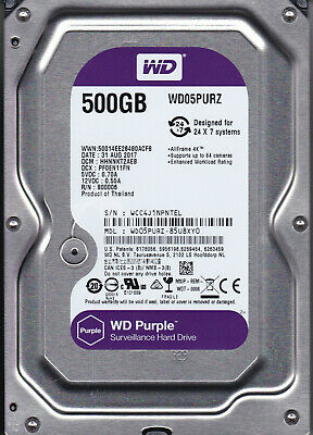 WD 500gb HDD PURPLE (ref)