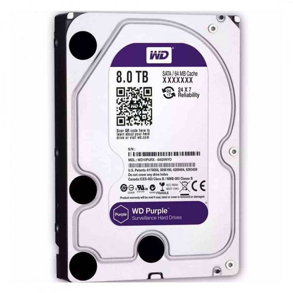 WD 8TB HDD PURPLE (yeni)