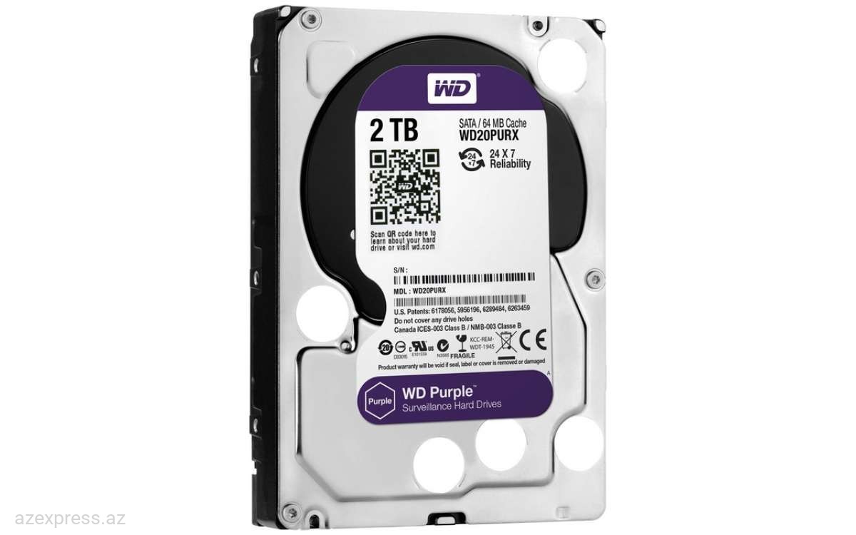 WD 2TB HDD PURPLE (ref)